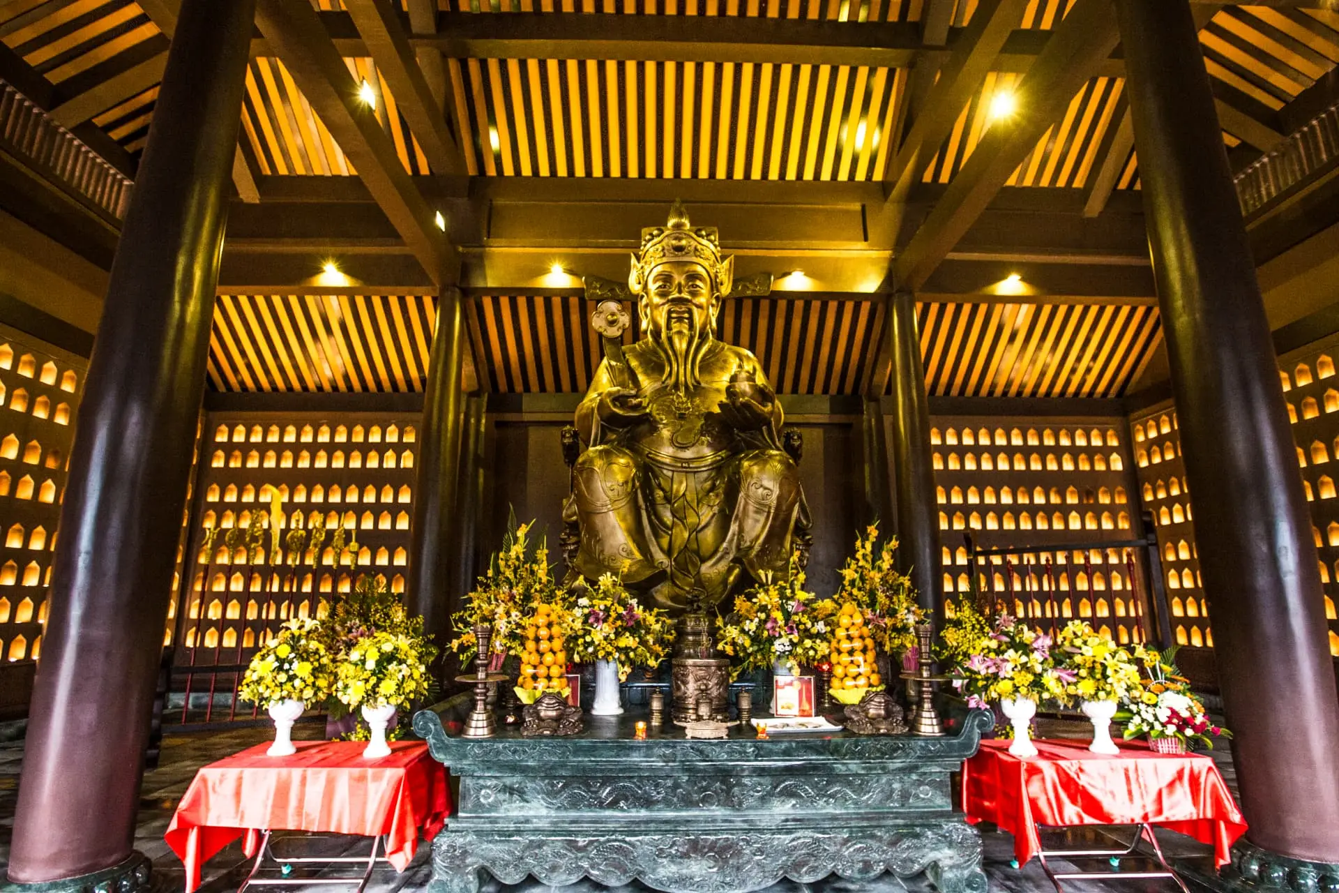 Exterior of Than Tai Temple within Nui Than Tai Hot Springs Park